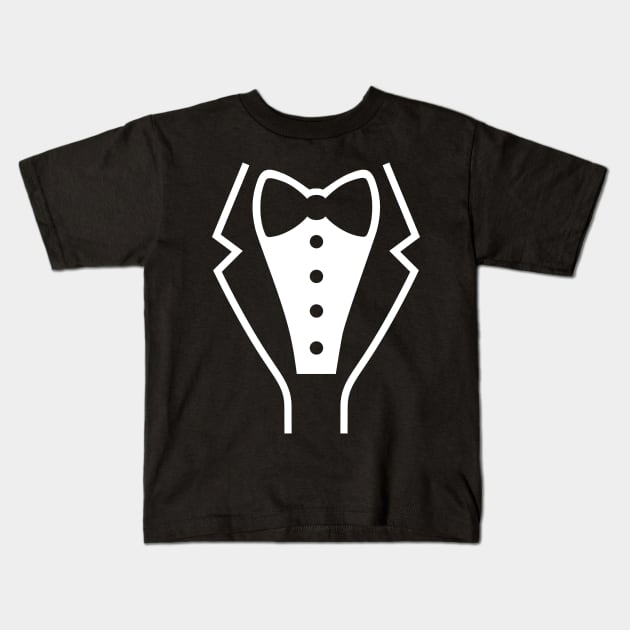 Tuxedo - Smoking Kids T-Shirt by LaundryFactory